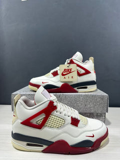 Jordan Air Jordan 4 Retro White Red Sneakers