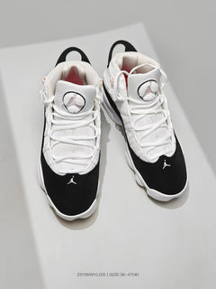 Jordan 8 Sneakers White Black Pink