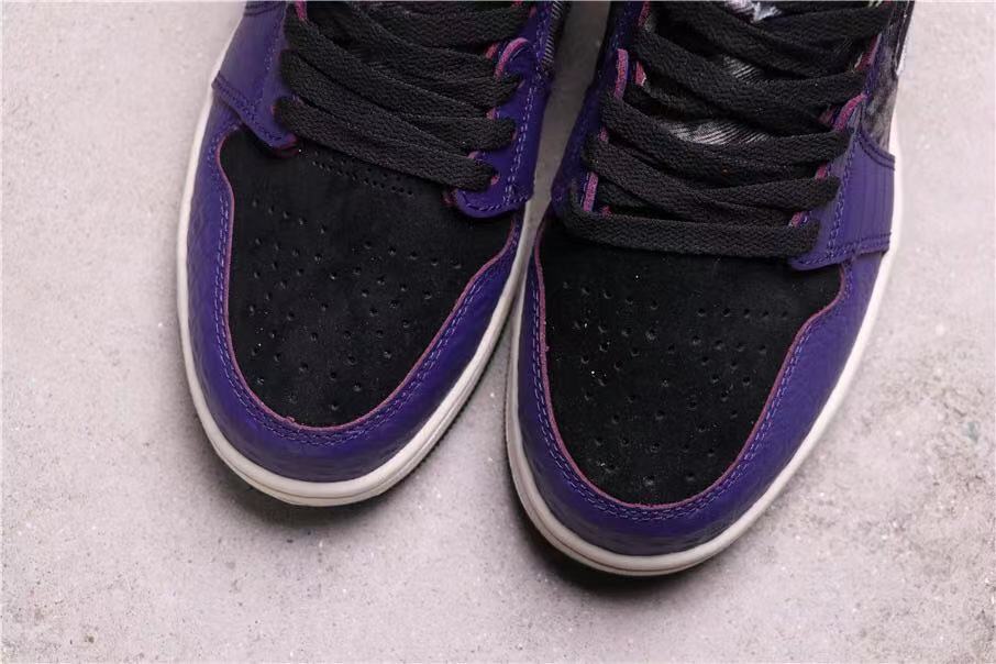 Jordan 1 Zoom Air CMFT Bayou Boys Black Purple DC2133-500