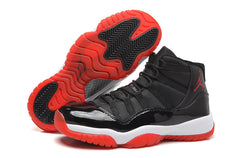 Air Jordan 11 Retro High Black Red Basketball Sneakers