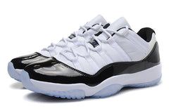 Air Jordan 11 Low White Black Basketball Sneakers