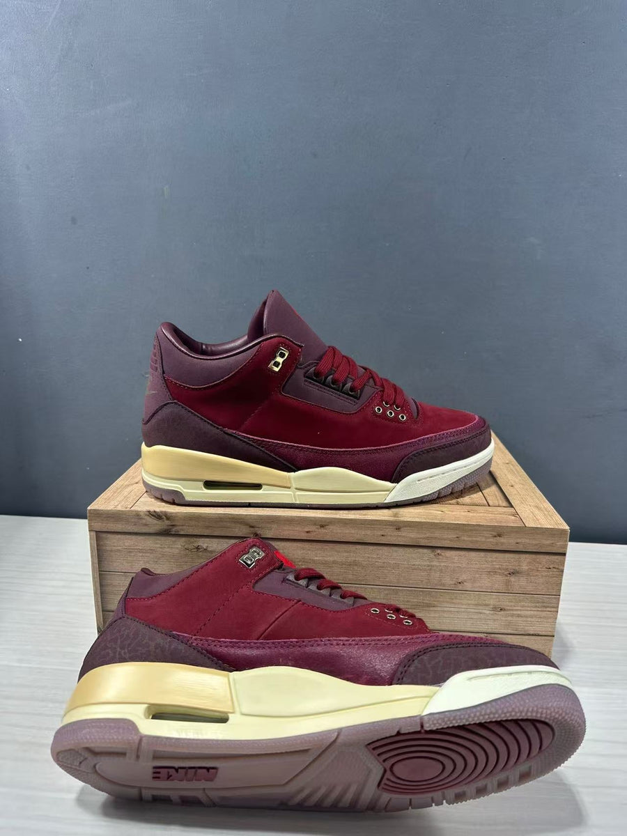 Jordan Air Jordan 3 Retro OG Burgundy Sneakers IO7744-600