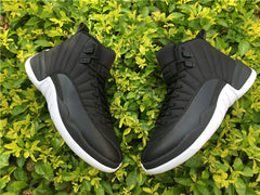 Jordan Air Jordan 12 Black Nylon High-Top Sneakers
