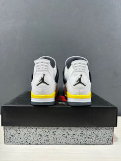 Jordan Air Jordan 4 Retro White Yellow Black Sneakers IO2468-102