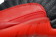 Air Jordan 12 Black and Red High-Top Basketball Sneakers
