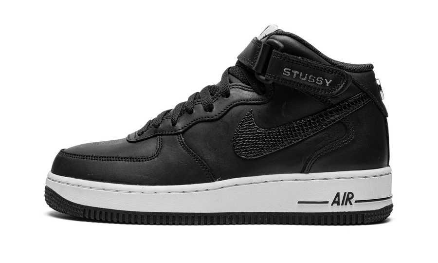 Air Force 1 Mid "Stussy - Black" DJ7840 001